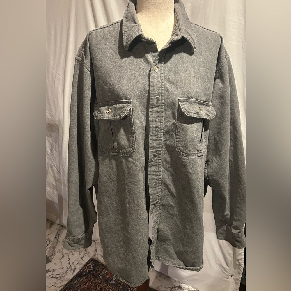 Cabelas men’s heavyweight 2X tall cotton shirt
